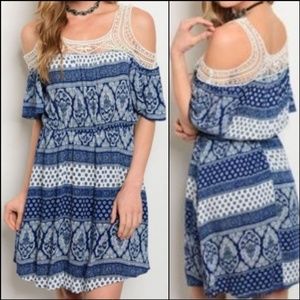 Miley and Molly Cold Shoulder Dress